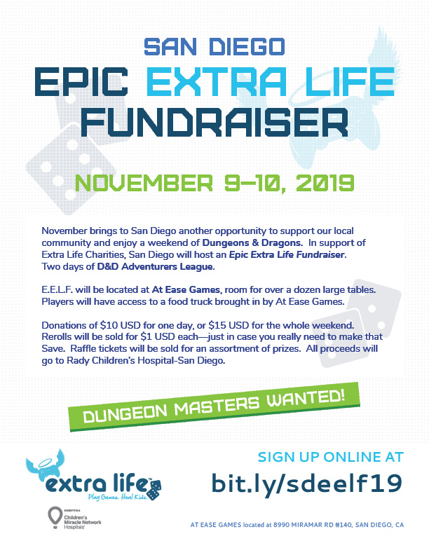 San Diego Epic Extra Life Fundraiser